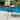 NUU GARDEN 35" Patio Cast Aluminum Dining Table with Umbrella Hole
