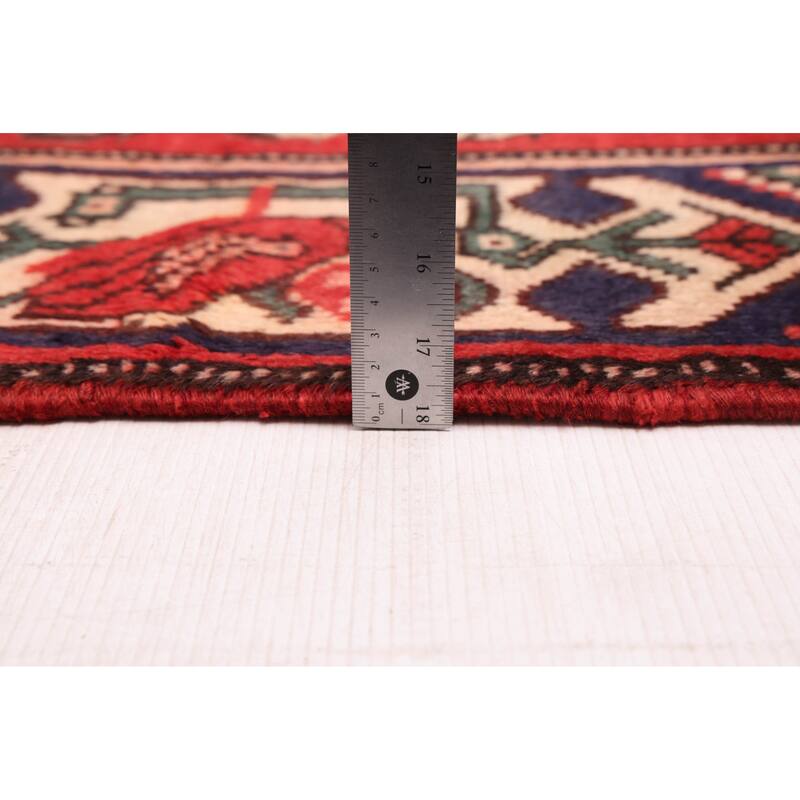 ECARPETGALLERY Hand-knotted Anadol Red Wool Rug - 4'1 x 7'3