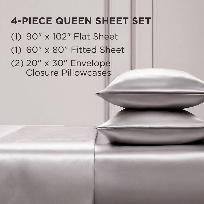 Juicy Couture Silky Satin Sheet Set
