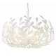 preview thumbnail 1 of 9, Crystorama Lighting Group 533 Broche 6 Light 27" Wide Taper Candle Matte White