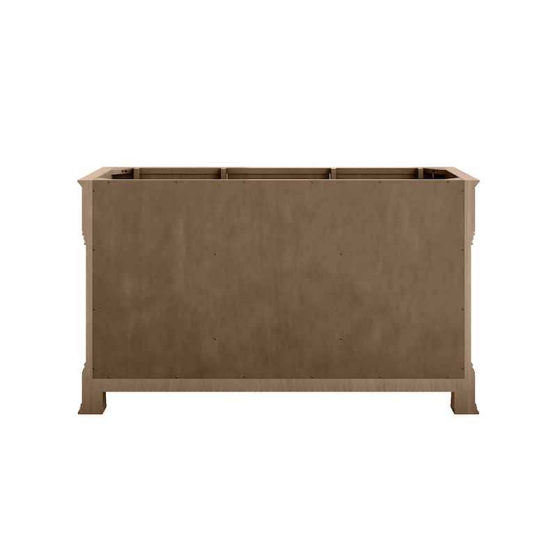 Brookfield 60S" Single Vanity, Pecan