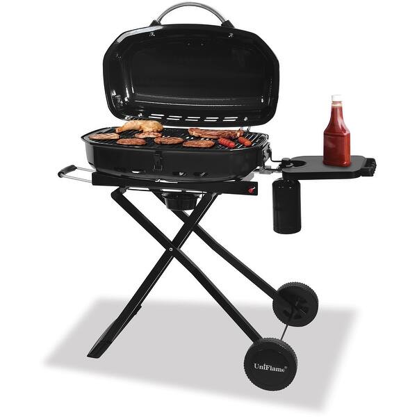 Costway Portable 1600W Electric BBQ Grill with Temperature Control & - Black