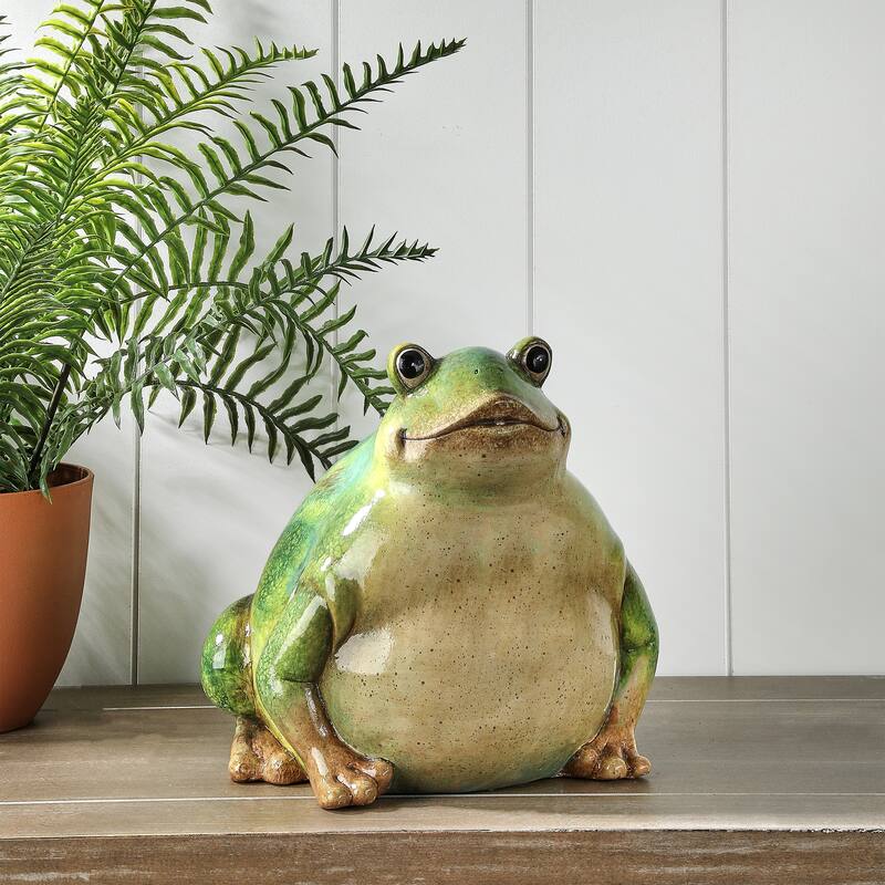 9" Terracotta Bull Frog