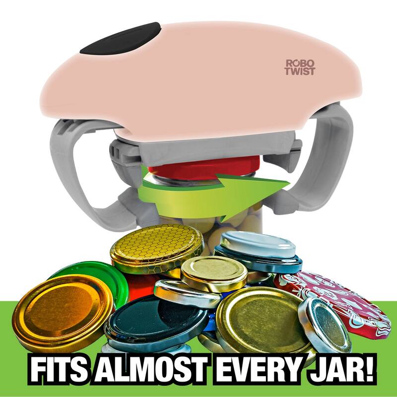 Robo Twist Electric Jar Opener Automatic Hands-Free Kitchen Gadget