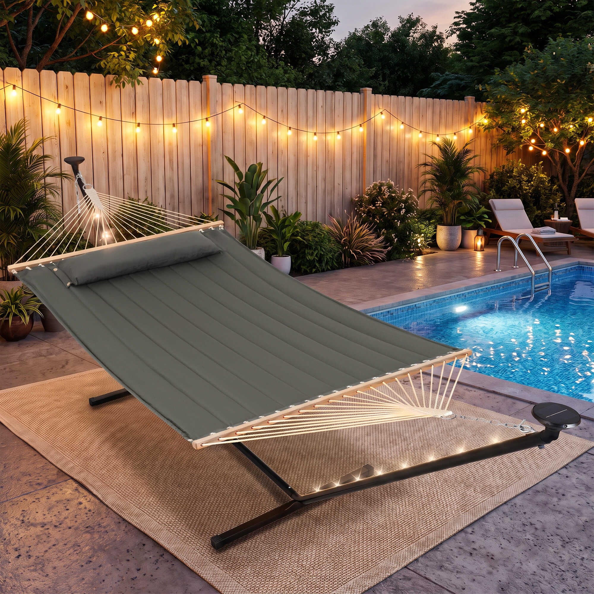 12 ft. Hammock with Stand - 149.6*55.1*45.3