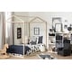 preview thumbnail 4 of 29, South Shore Sweedi Framed House Bed Accent for Twin-size Bed