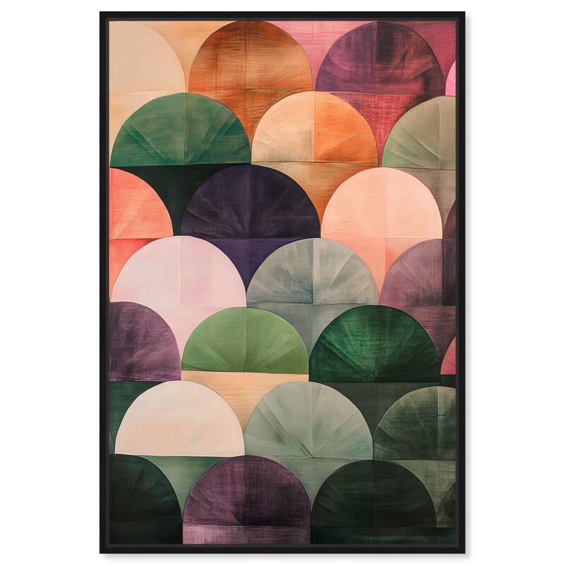 Rising Suns Canvas by Art Remedy - 36" x 54" - Black