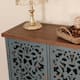 2-door Intricate Traditional Antique Storage Cabinet
