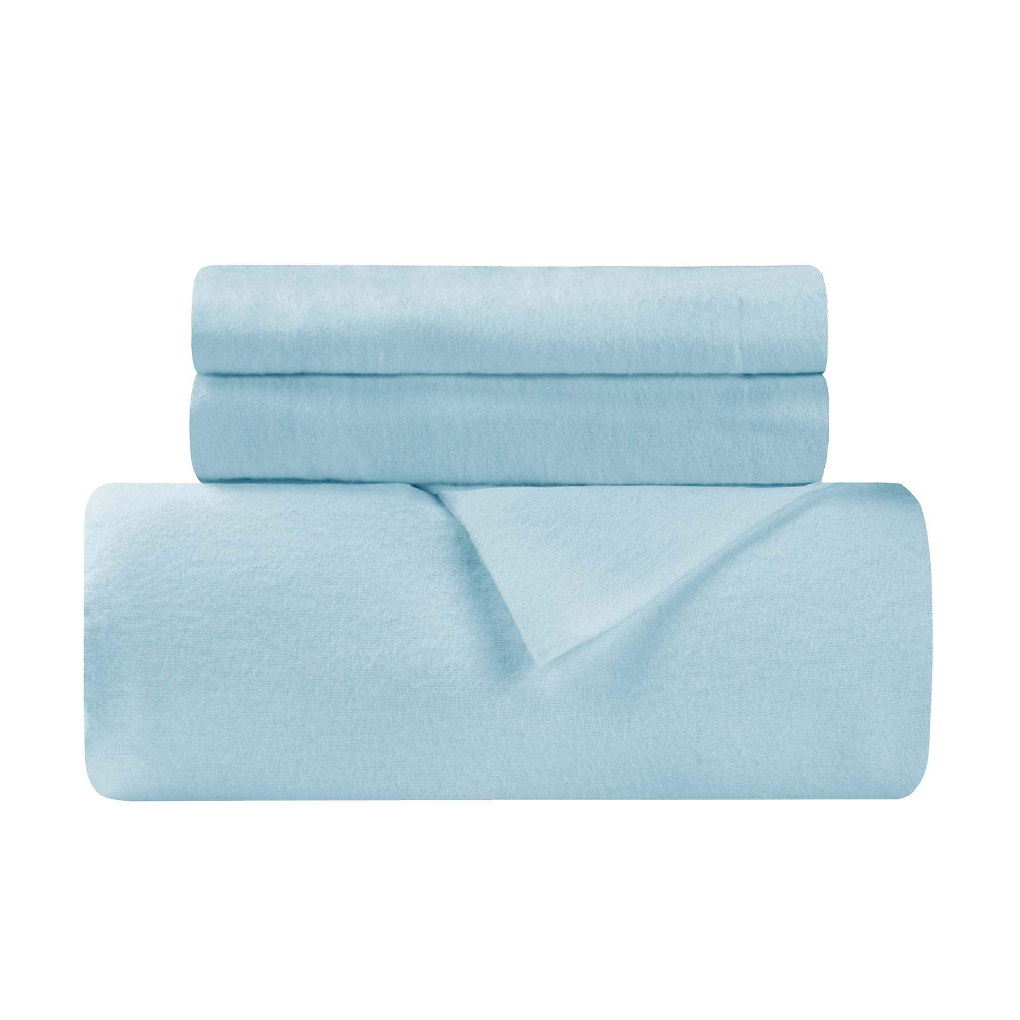 Superior Classic Solid Flannel Cotton Duvet Cover Set - Picture 22 of 45