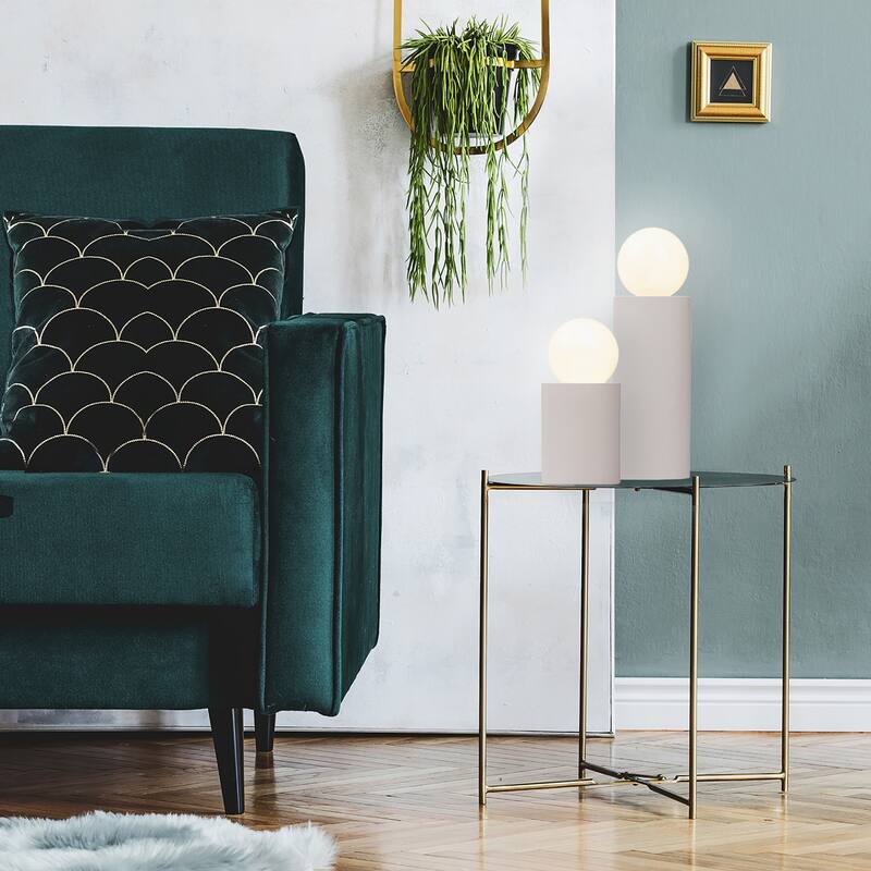 Ceramic Tall Pillar Table Lamp