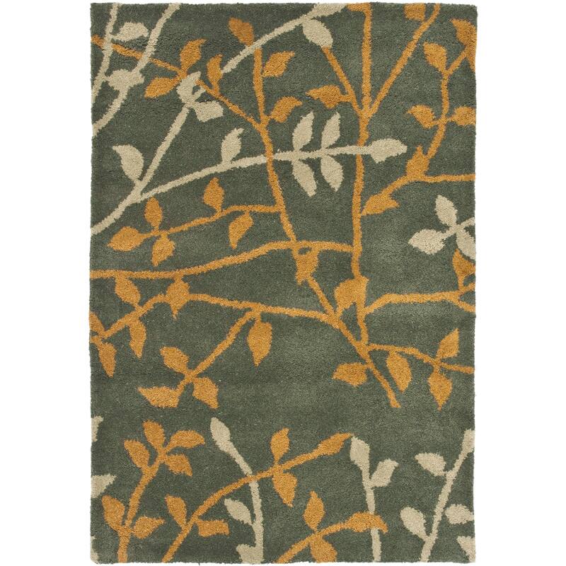 SAFAVIEH Handmade Soho Ashli N.Z. Wool Rug - 2' x 3' - Grey/Multi