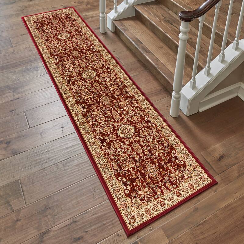 Gertmenian Majestic Vernon Traditional Oriental Floral Wide Border Area Rug