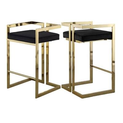 Harvey Stool. Set of 2 - 34.25"Hx18"Wx18"D