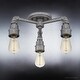 preview thumbnail 4 of 8, Luxury Industrial Ceiling, 11"H x 16"W, with Provincial Style, Galvanized Steel, by Urban Ambiance