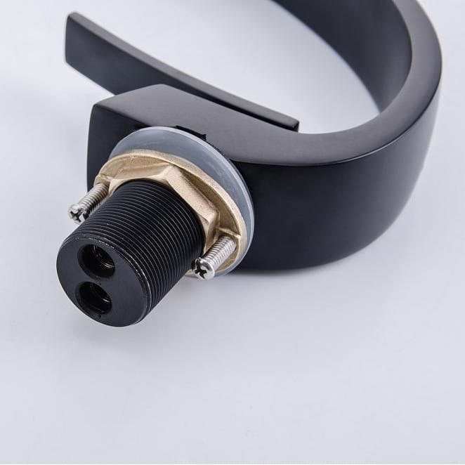 Modland Single Handle Bathroom Sink Faucet Single Hole, Black/Gold/Nickel