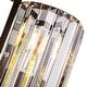 preview thumbnail 16 of 21, 6-Light Smart Crystal Column Caged Ceiling Fan Light - 27 inch-6 Lights