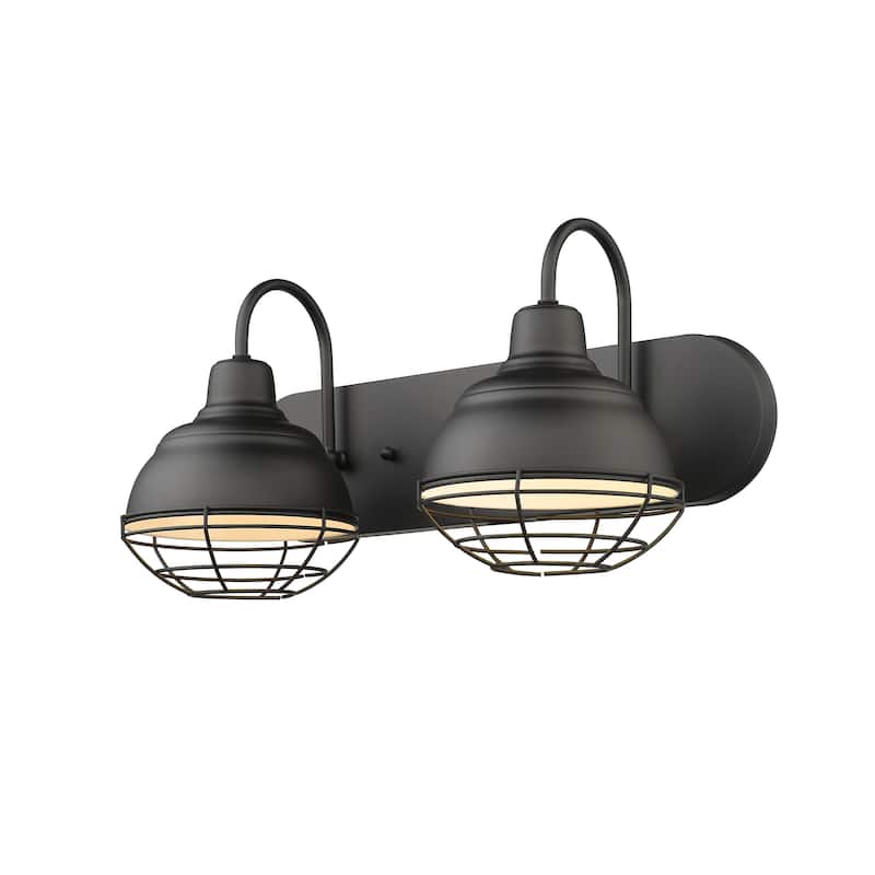 Millennium Lighting Neo-Industrial 2 Light Bathroom Vanity Fixture