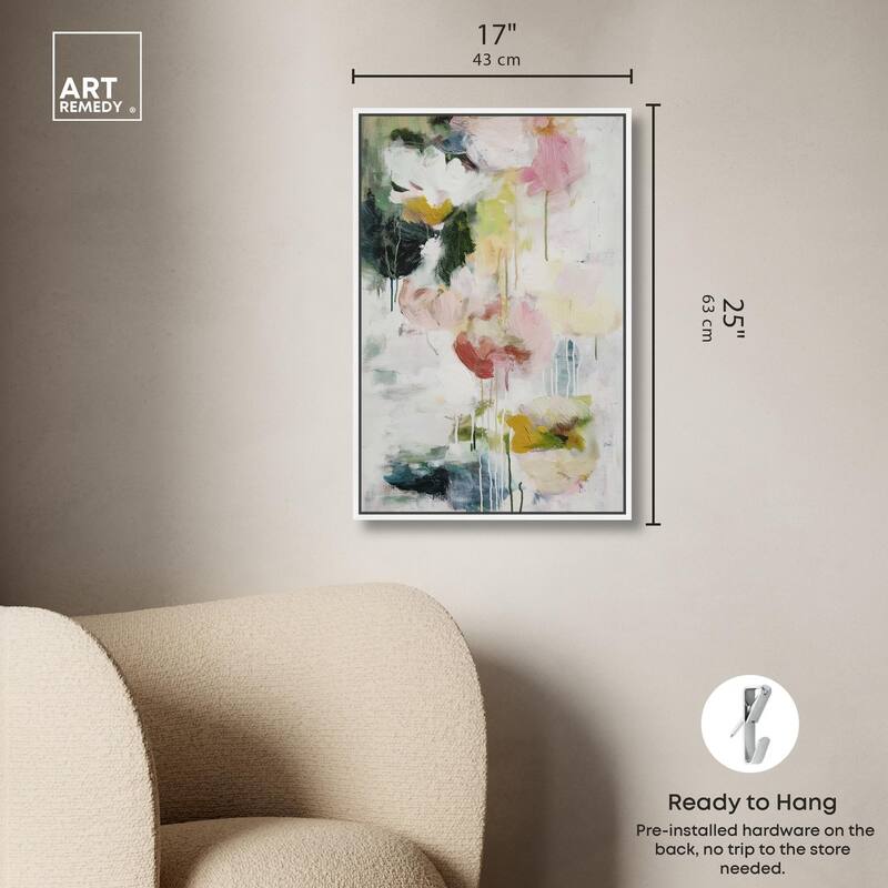 Dripping Colors III Canvas by Art Remedy