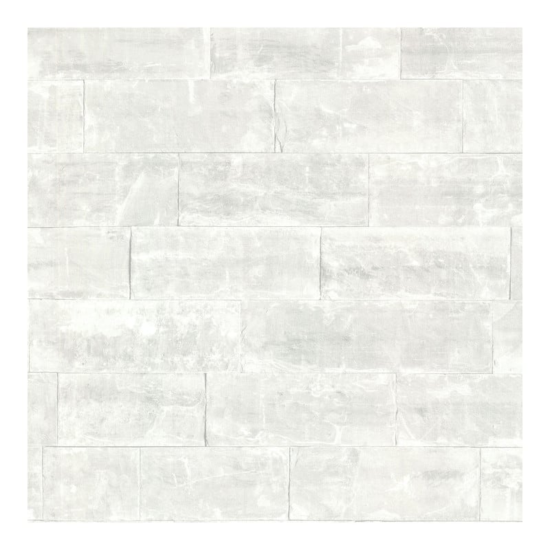 Advantage Sacramento Light Grey Seamless Slate Wallpaper - 20.5 x 396 x 0.025