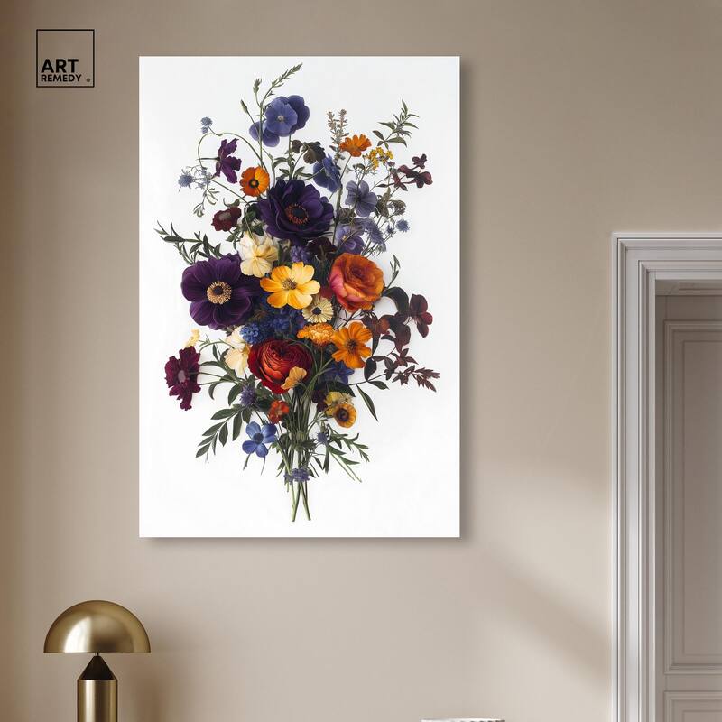 Regal Rose Riot III Canvas by Art Remedy, Gallery Wrapped