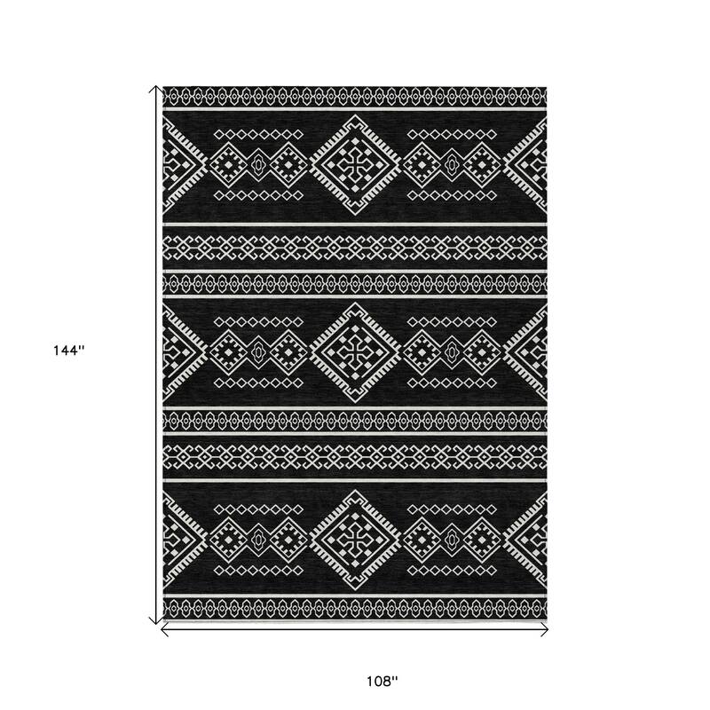 HomeRoots Southwestern Transitional Rectangle Outdoor Rug