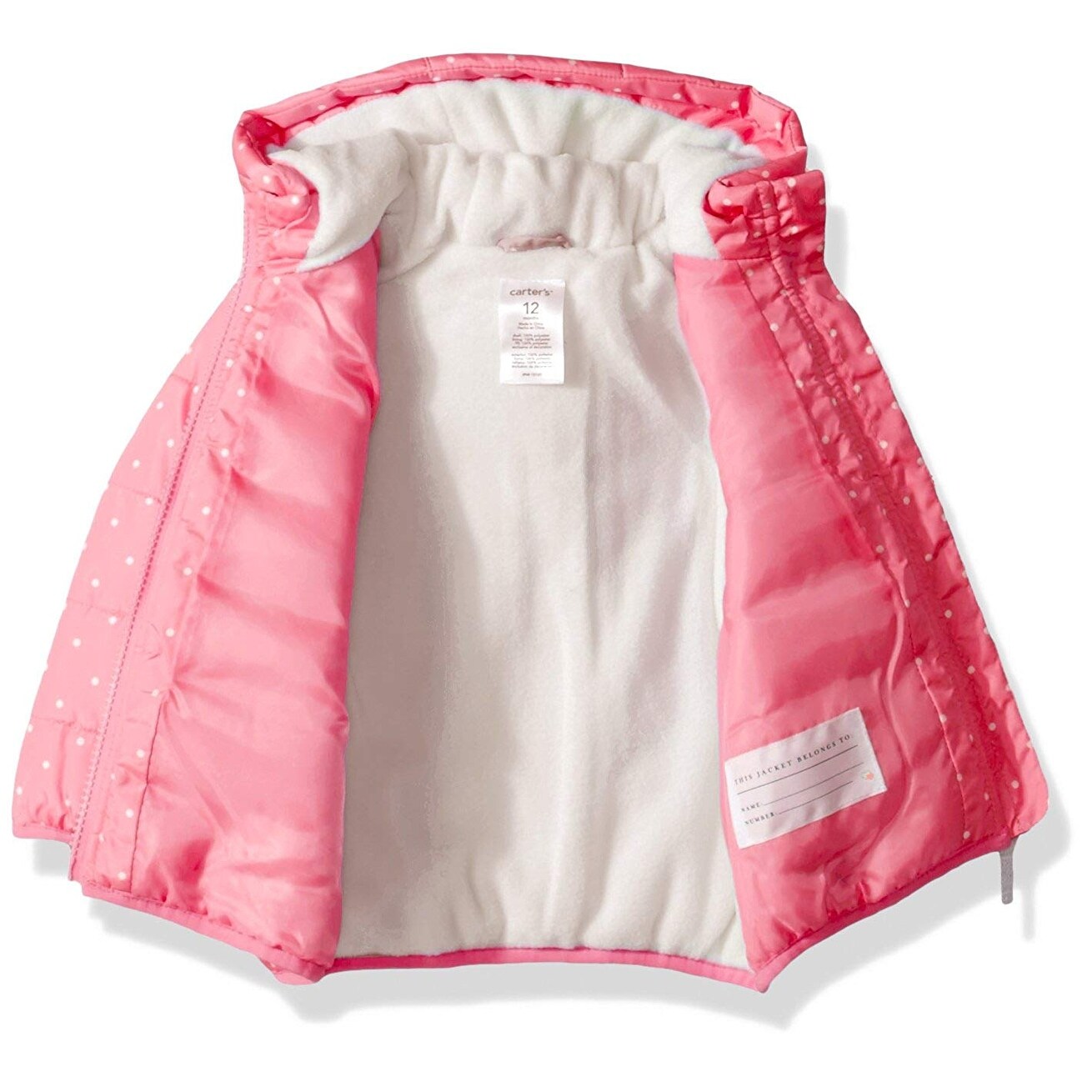 carters girls vest
