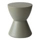 preview thumbnail 25 of 48, Loft 14" Modern MGO Side Table, Round Hourglass End Table, Indoor/Outdoor Accent Table for Patio Moss Grey