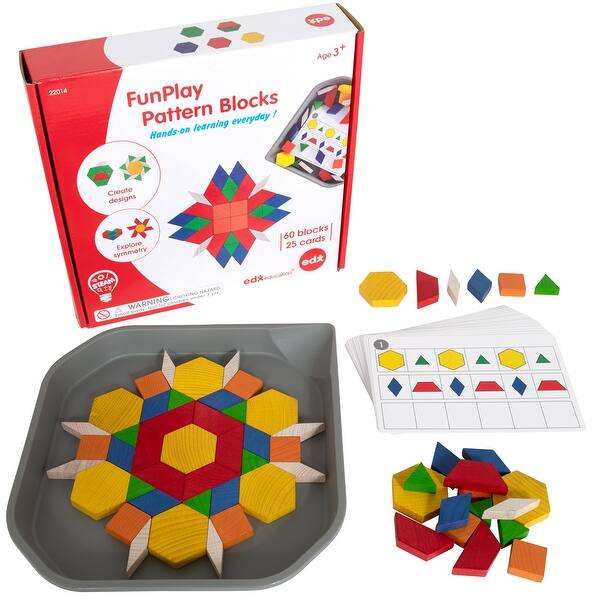 slide 2 of 7, FunPlay Pattern Blocks with Activities