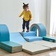 preview thumbnail 8 of 16, 10 in 1 Soft Climb and Crawl Foam Playset, Soft Foam Nugget Block, Kids Crawling and Climbing Indoor Active Play Structure