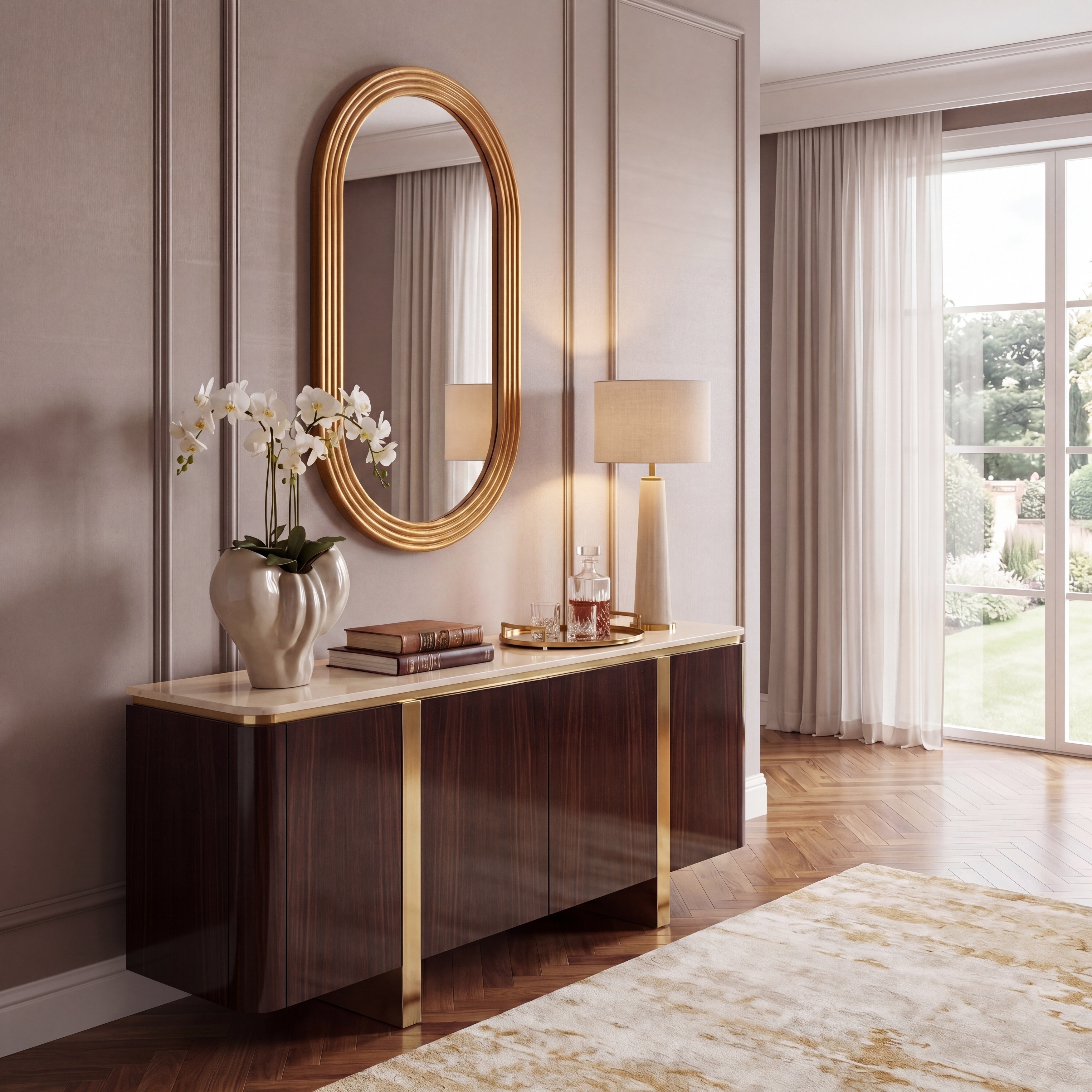 SAFAVIEH Couture Sameh 22 x 45-inch Oval Mirror - 22 In. W x 2 In. D x 45 In. H - 22Wx2Dx45H