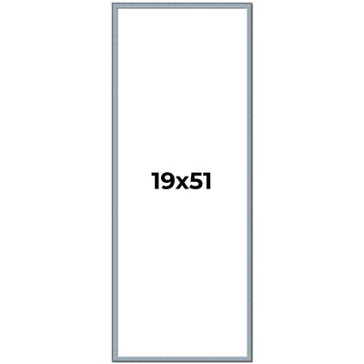 19x51 Frame Rustic Sky Blue Solid Wood Picture Frame | 0.75 Inch