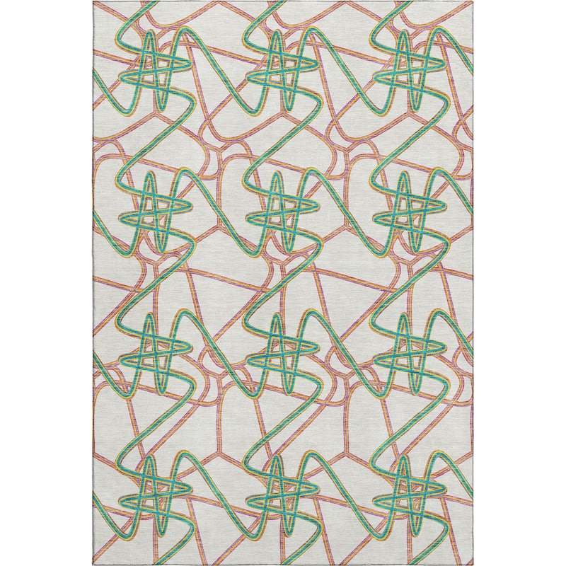 Premium Washable Super Soft Modern Maze Mayfield Rug