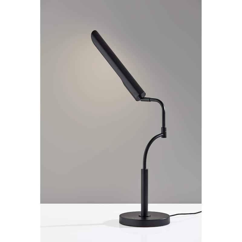 Zane LED Desk Lamp w. Smart Switch- Black