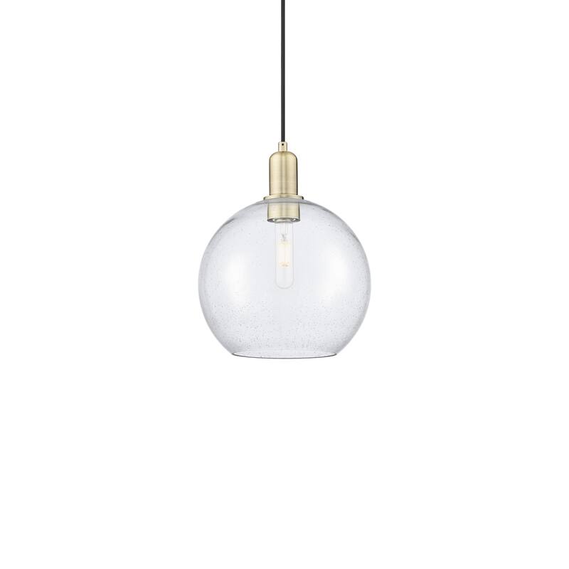 Innovations Lighting 716-1P-13-10 Athens Pendant Athens 10" Wide Mini - Antique Brass / Seedy