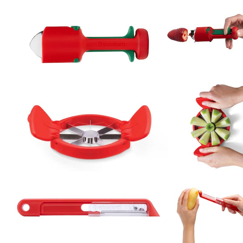 Dreamfarm Fruit Accessories Set - Red