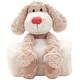 preview thumbnail 2 of 1, Mina Victory Plush Lines Ivory Throw Pillow