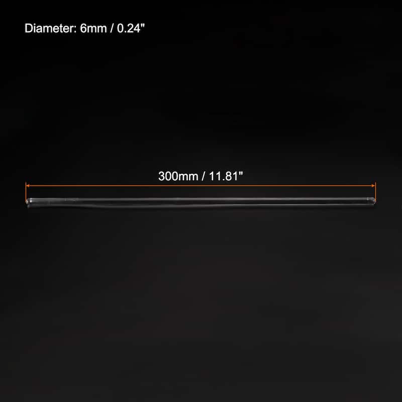 3.3 Borosilicate Glass Stick 6mm Dia Stir Rod Mixing Tools 10Pcs - 11.81"