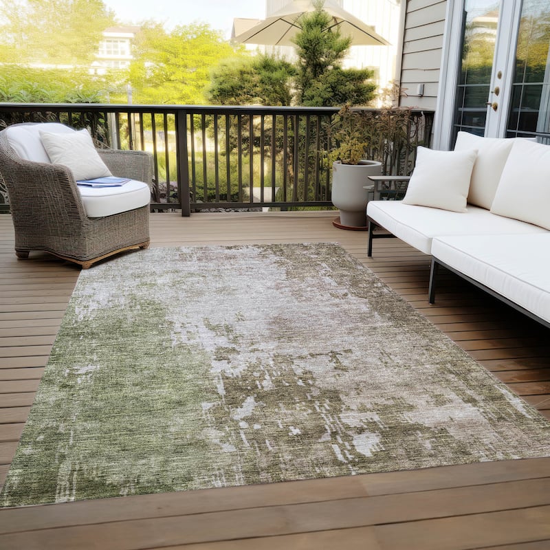 Machine Washable Indoor/ Outdoor Chantille Rug