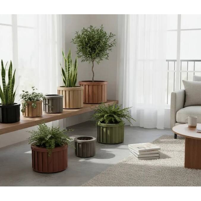 Round Strata Planter SM