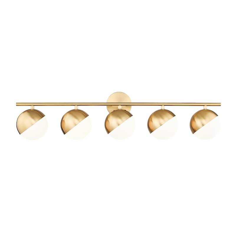 Z-Lite 7517-5V Realm Sphere 5 Light 40" Wide Vanity Light