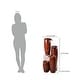 preview thumbnail 7 of 6, Mezzo Rust Glaze and Red Clay Indoor/Outdoor Floor Fountain - 16" x 36"