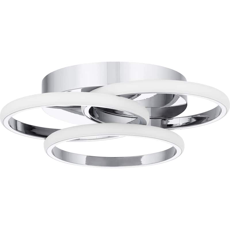 Moonan Integrated LED Polished Chrome Flush Mount Light