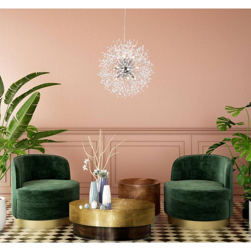 Salette 12-Lights Pendant - Gold