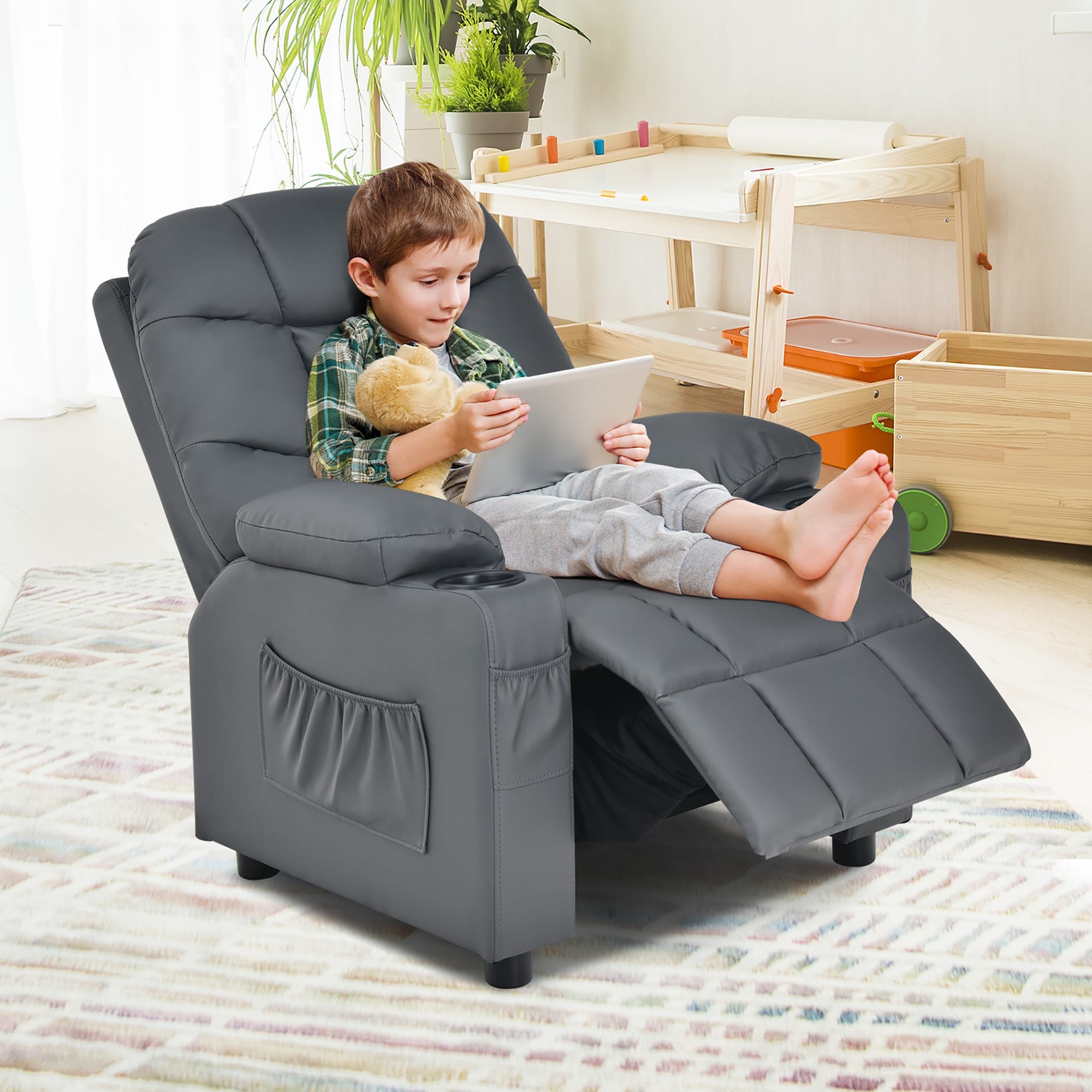 Kid lazy shop boy recliner