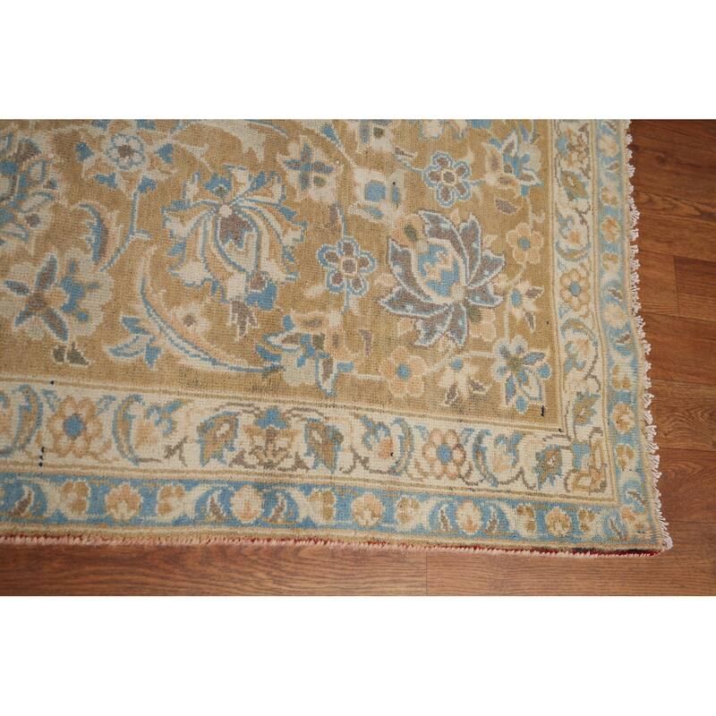 Traditional Najafabad Persian Vintage Rug Handmade Wool Carpet - 11'0" x 16'4"