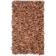 preview thumbnail 25 of 136, SAFAVIEH Handmade Leather Shag Carlijn Modern Decorative Rug 2'3" x 4' - Brown - Rectangle
