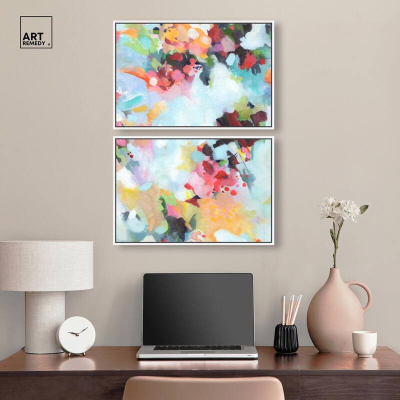 Play of Light Canvas Set of 2 by Art Remedy