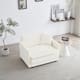 Option White Accent Chair
