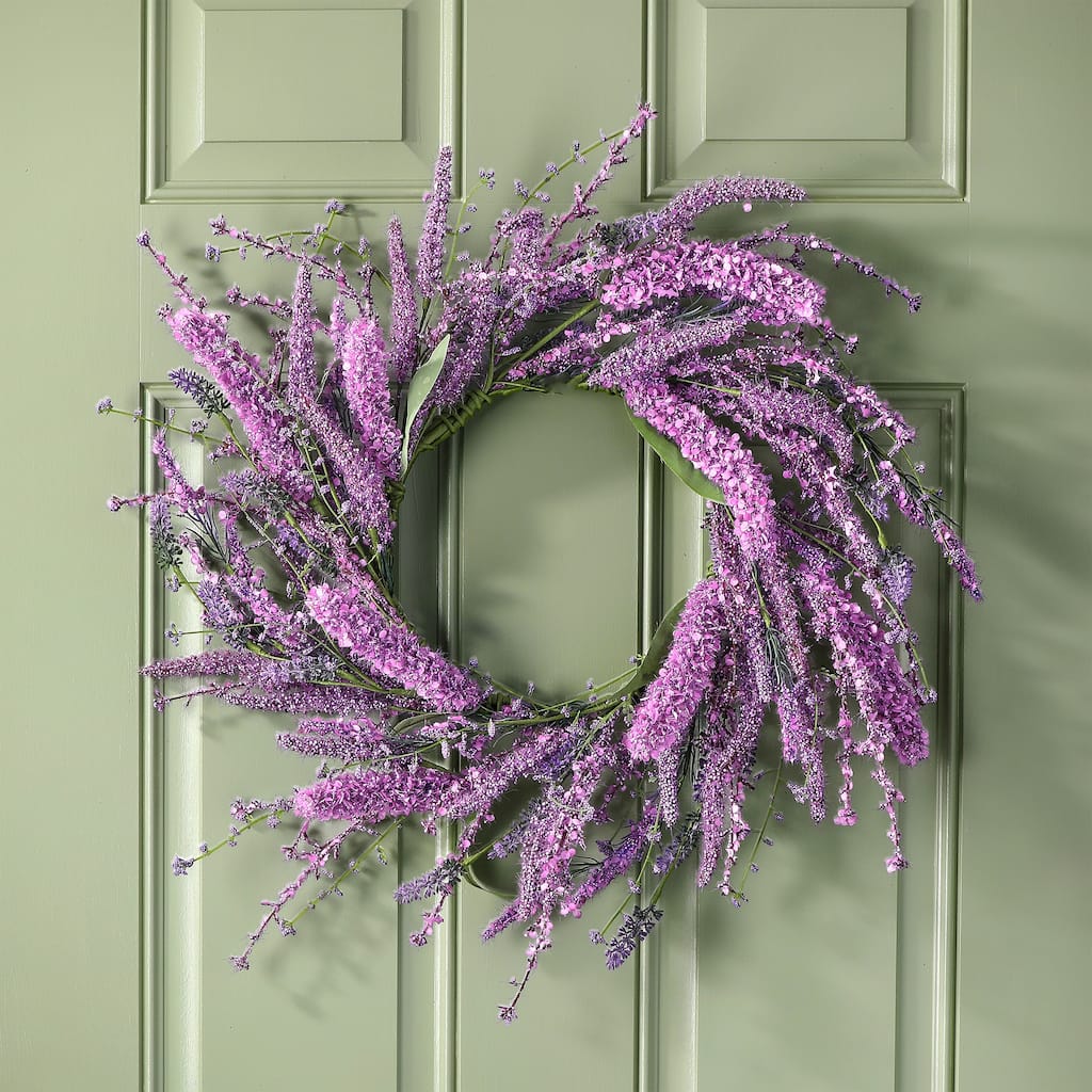 24" Wild Lavender Wreath