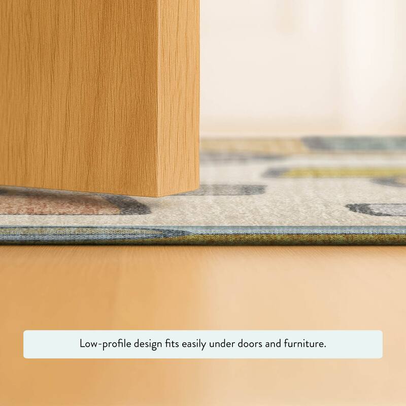 Machine Washable Indoor/ Outdoor Contemporary Prenner Chantille Rug